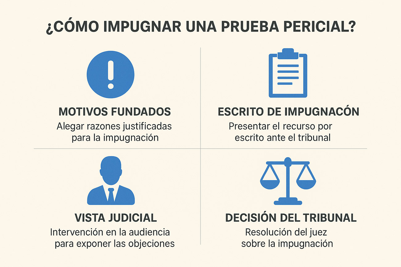 Se puede impugnar una prueba pericial